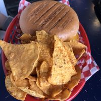 Hell burger at Vx in Bristol