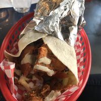 Vegan kebab at Vx in Bristol