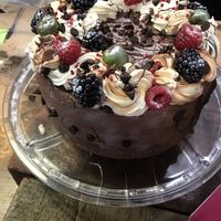 Chocolate cake (gluten free!) at Vx in Bristol