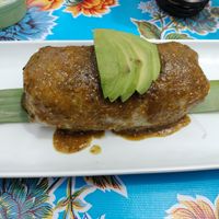 Vegan burrito at Lola's - Retro Row in Long Beach