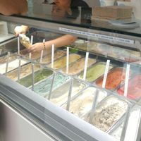 so many flavors!!  at Cream Crew in Mallorca