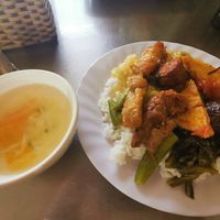 50k com chay plate at Com Chay in Nha Trang