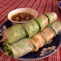 fresh Spring rolls at Khmer Kitchen Restaurant  in Siem Reap