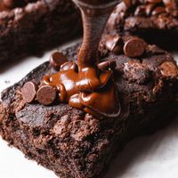 Brownie vegano doble chocolate at La Cocina de Sofia in Veracruz