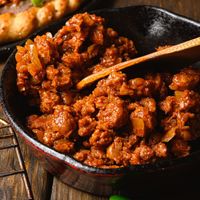 Chorizo vegano at La Cocina de Sofia in Veracruz