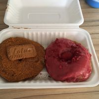 Lotus/ raspberry  at The Bagelry  in Liverpool