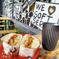 Hash stack  at The Bagelry  in Liverpool