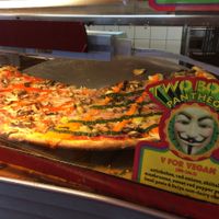   at Two Boots Pizza - Greenwich Village in New York City