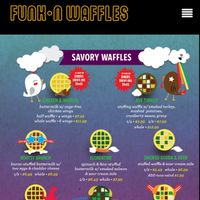 savory waffles #1 at Funk N Waffles in Syracuse