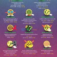 savory waffles #2 - Falafel Waffle is VEGAN at Funk N Waffles in Syracuse