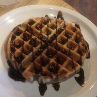 Yummy Vegan Waffle  at Funk N Waffles in Syracuse