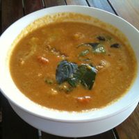 one of the vegetarian curries at My Little Cafe in Siem Reap