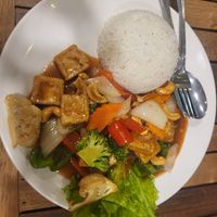 Cashnuts tofu at My Little Cafe in Siem Reap