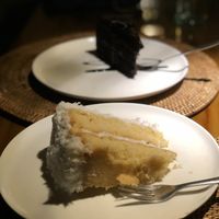 Chocolate and Coconut cake at Sage in Ubud