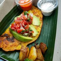 Naamlette (vegan omelette) at Sage in Ubud