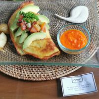 Mung bean omelette at Sage in Ubud