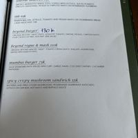Menu   at Sage in Ubud