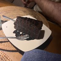 Double decide chocolate cake  at Sage in Ubud