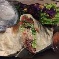 vegan jackfruit asada burrito to go (special) at Sage in Ubud