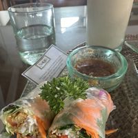Spring rolls  at Sage in Ubud