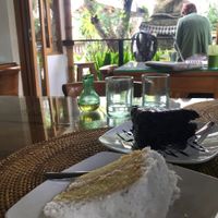 Coconut cake / Chocolate cake at Sage in Ubud