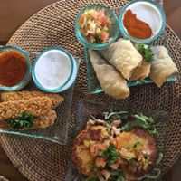 Trio of small plates at Sage in Ubud