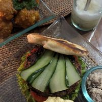 Mumbai burger 85k rp at Sage in Ubud