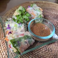 Summer rolls 50k plus tax  at Sage in Ubud