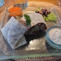 Jackfruit asada burrito 70K plus tax   at Sage in Ubud