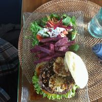 burger - delicious! at Sage in Ubud