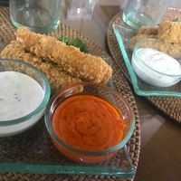 Tempeh buffalo wings  at Sage in Ubud