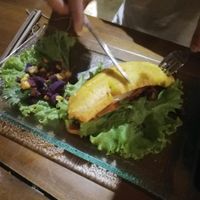sandwich (forgot the name) with cashew cheese sauce at Sage in Ubud