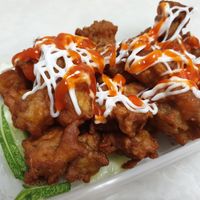 Fried 杏鲍菇 at Xin En Vegetarian 心恩素食 in West Singapore