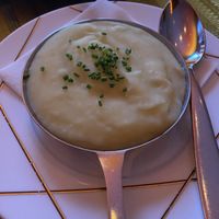 Whipped vegan potatoes with vegan sour cream   at Wynn Hotel - SW Steakhouse in Las Vegas