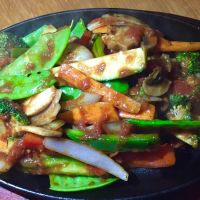 Fajita vegetales at Carlos Cantina in Boronia