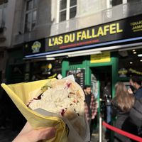 the falafel  at L'as du Fallafel in Paris