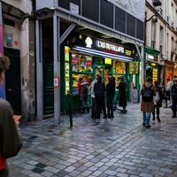 Outside of l'as du Fallafel at L'as du Fallafel in Paris