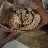 Cauliflower pita at Miznon in Paris