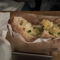 Potato pita (without aioli) at Miznon in Paris