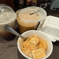 Pineapple Curry with Tofu and a Vietnamese Coffee- i have them make it with coconut milk! Soooooo delish!   at Dancing Noodle in Parker