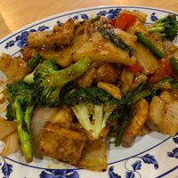Drunken noodles with tofu at Dancing Noodle in Parker