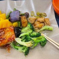 Quite expensive on this without rice   at Just Greens 绿清清 - Clementi in West Singapore