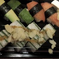 Takeaway sushi at Zushi in Padua