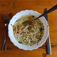 ,,Chicken" soup (Rosół) at Bar Górski in Zakopane