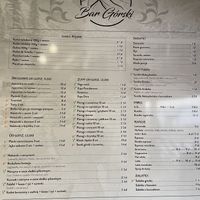 Food menu June 2024  at Bar Górski in Zakopane
