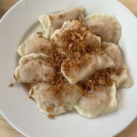 Dumplings with lentils  at Bar Górski in Zakopane