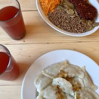 Vegan Pierogi & Kotlet  at Bar Górski in Zakopane