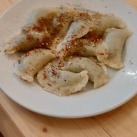 Spinach pierogi at Bar Górski in Zakopane