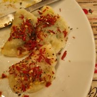 Spinach dumplings at Bar Górski in Zakopane