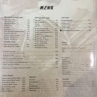 Carta 26 Enero 2019 at Bar Górski in Zakopane